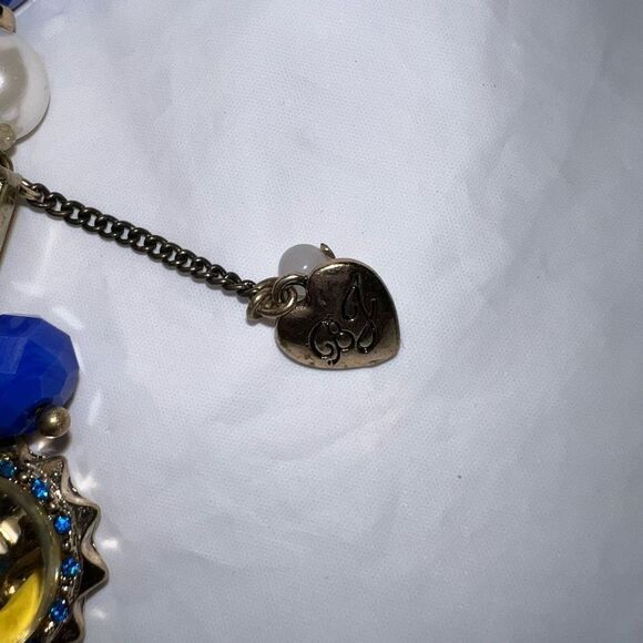 Betsey Johnson Ship Shape Layered Charm Necklace and Bracelet Set - Picture 5 of 14